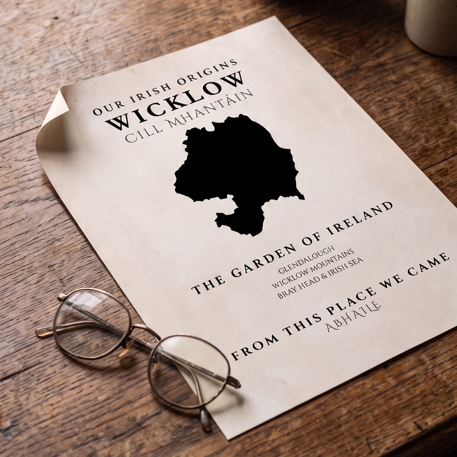 Wicklow Original Print – The Garden of Ireland | Framed or Unframed Irish Wall Art
