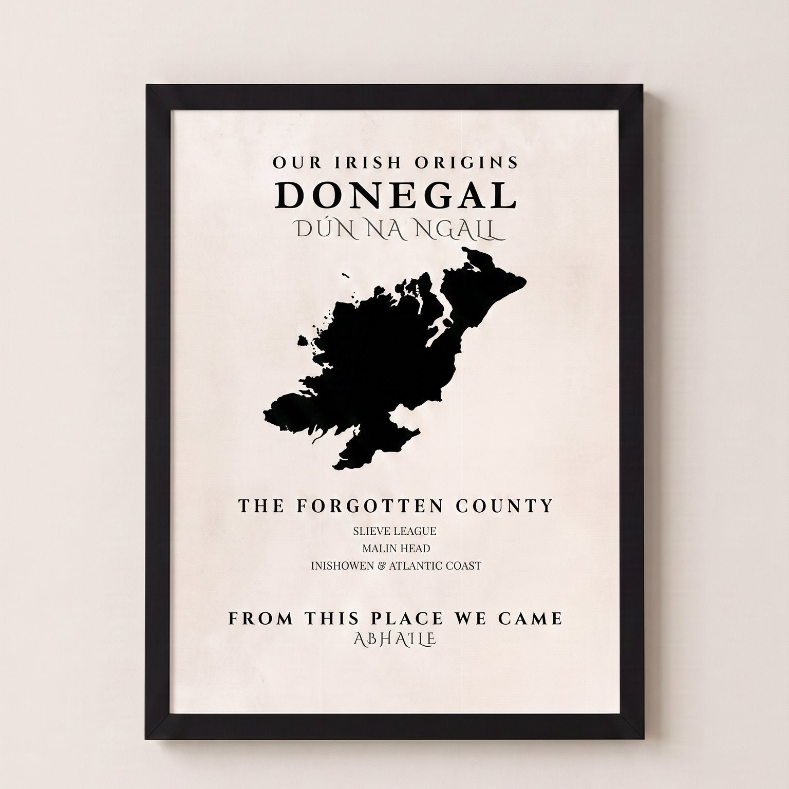 Donegal Original Print – The Forgotten County | Framed or Unframed Irish Wall Art