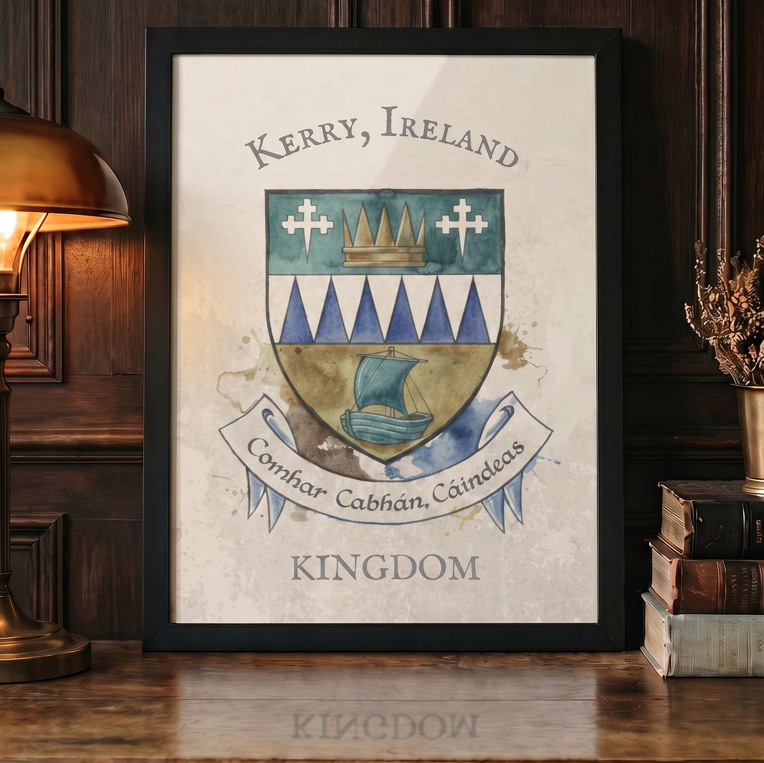 Kerry Ireland Crest Print
