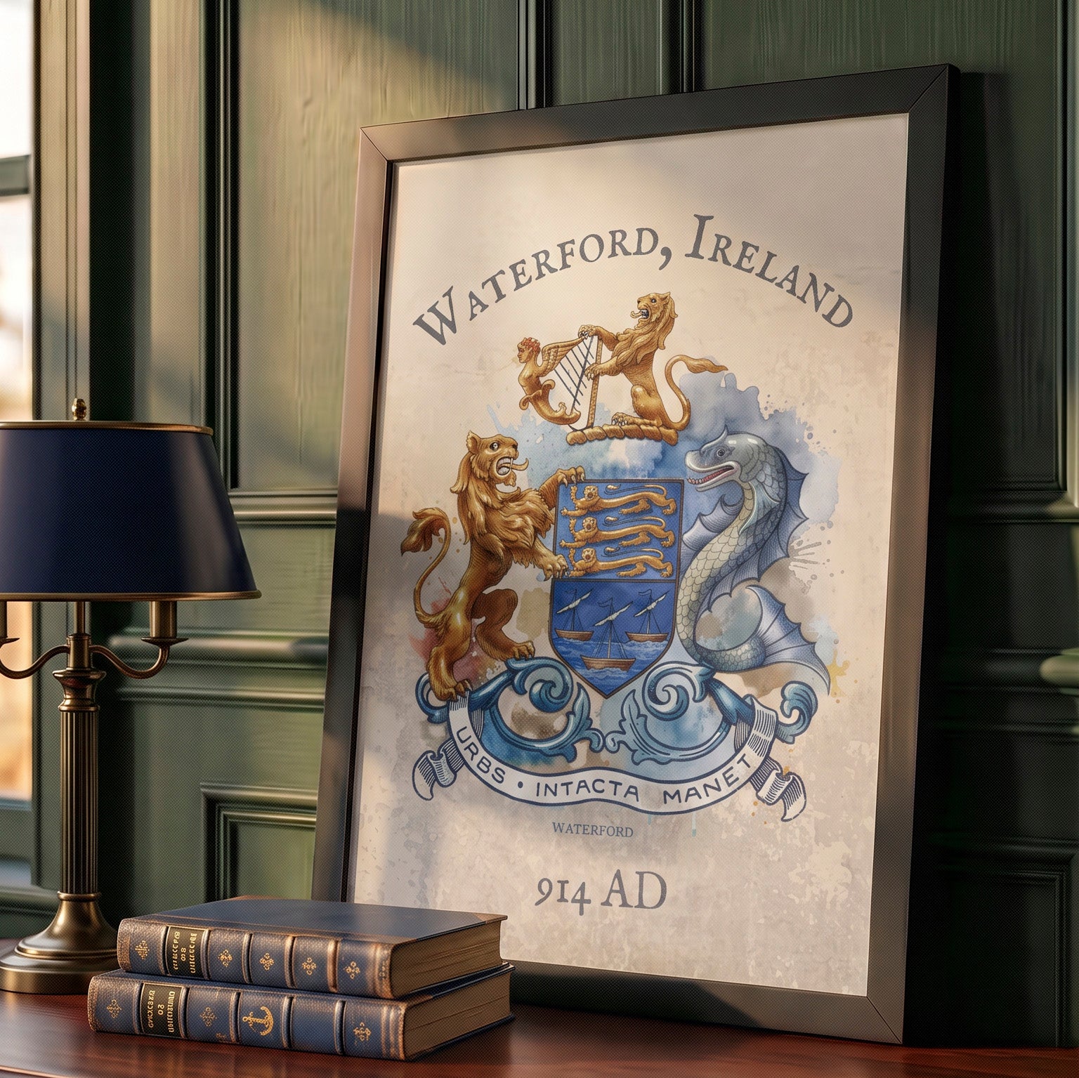 Waterford Ireland Crest Print