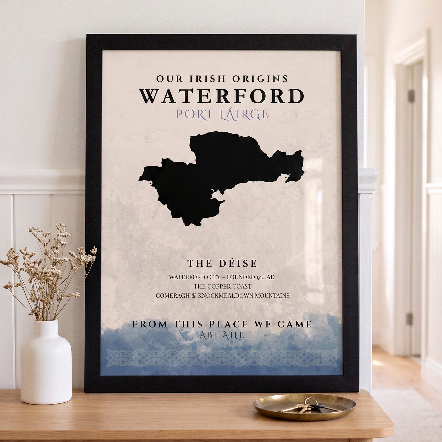 Waterford Celtic Motif Print (The Déise)