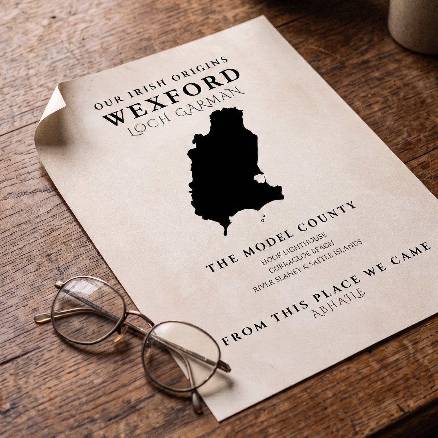 Wexford Original Print – The Model County | Framed or Unframed Irish Wall Art