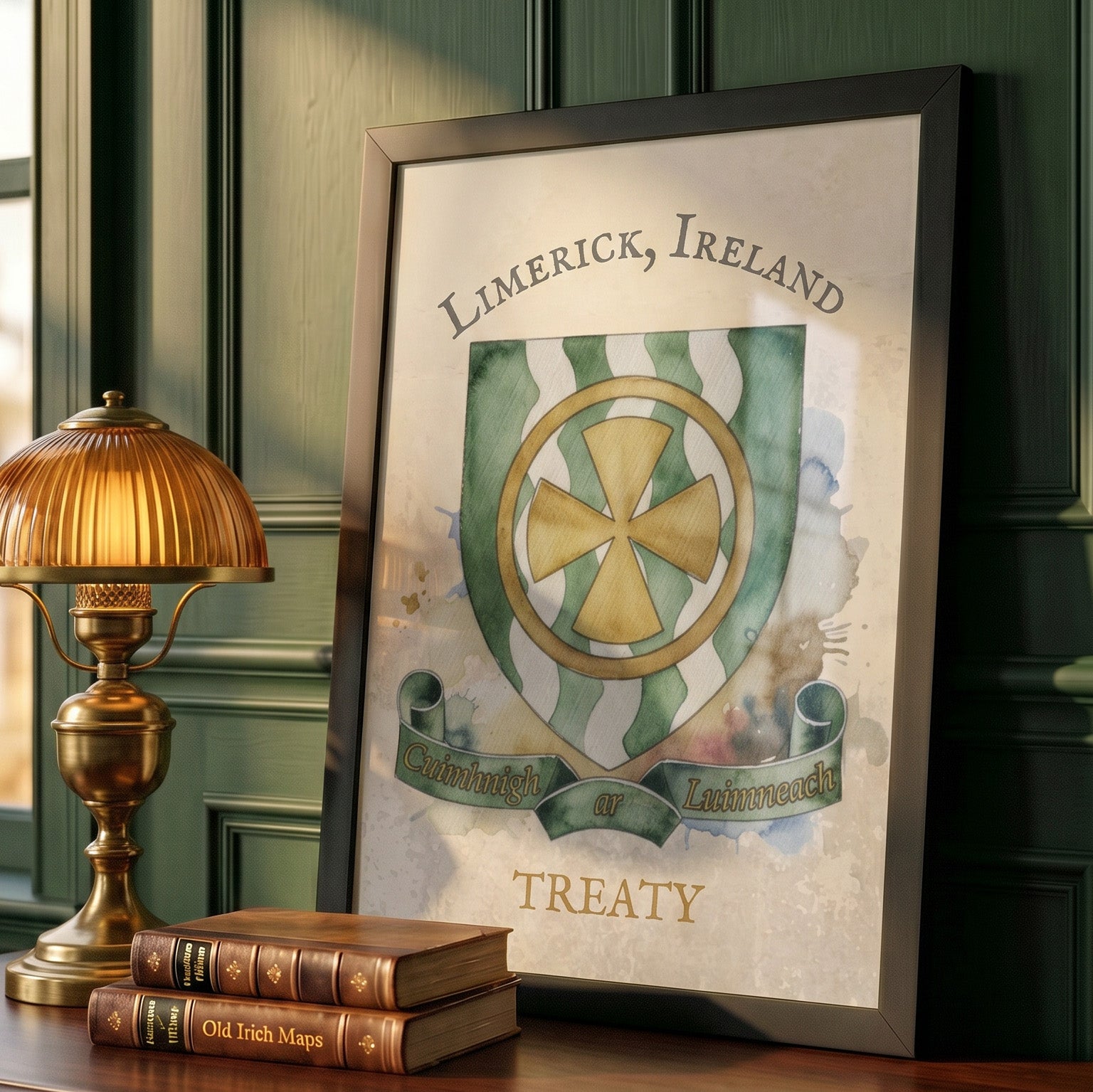 Limerick Ireland Crest Print