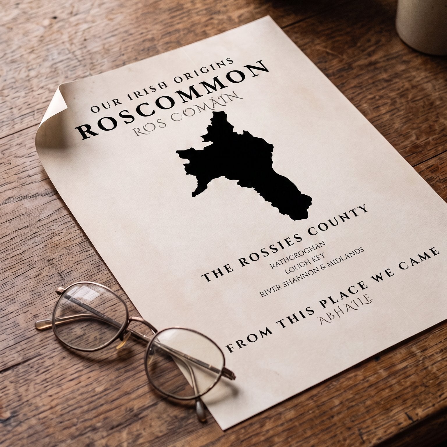 Roscommon Original Print – The Rossies | Framed or Unframed Irish Wall Art