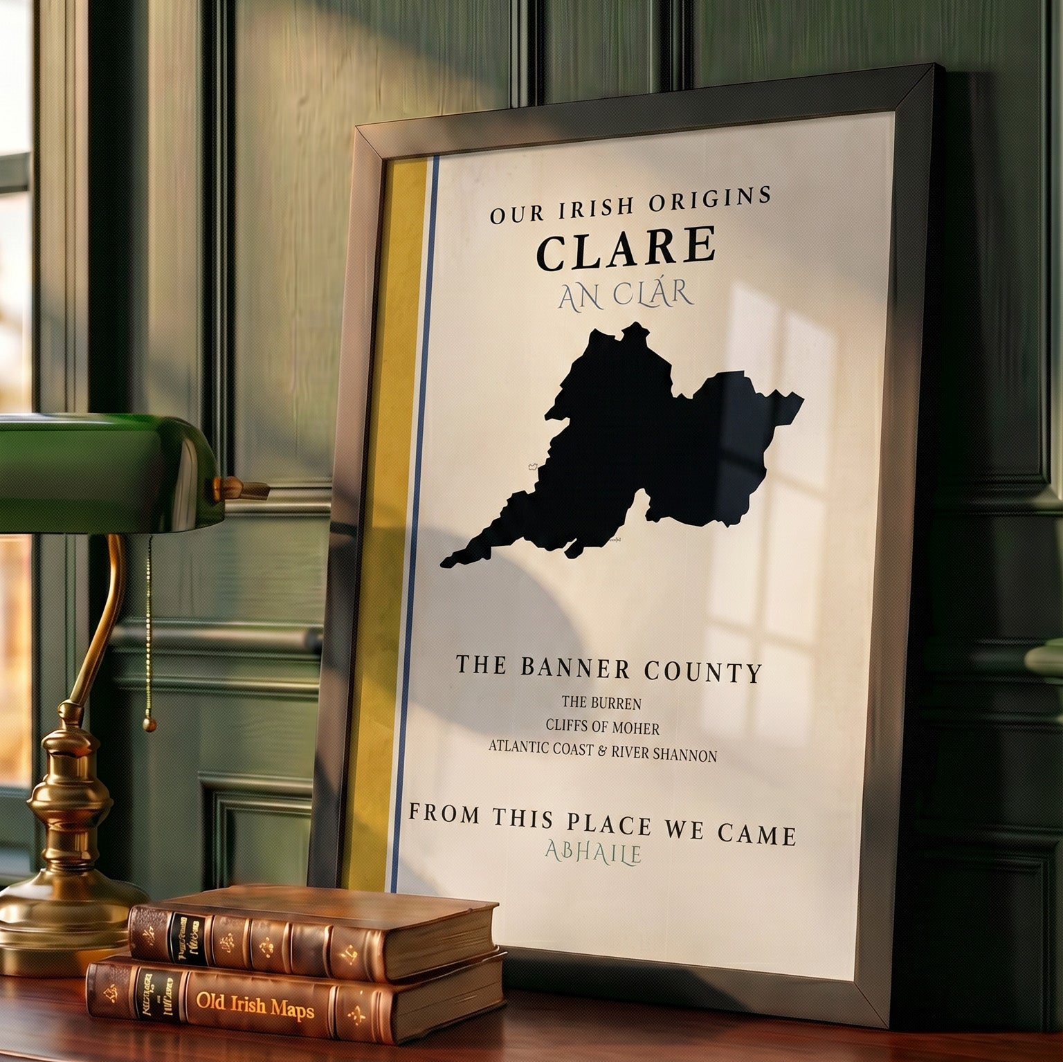 Clare County Colors Print  (The Banner County)