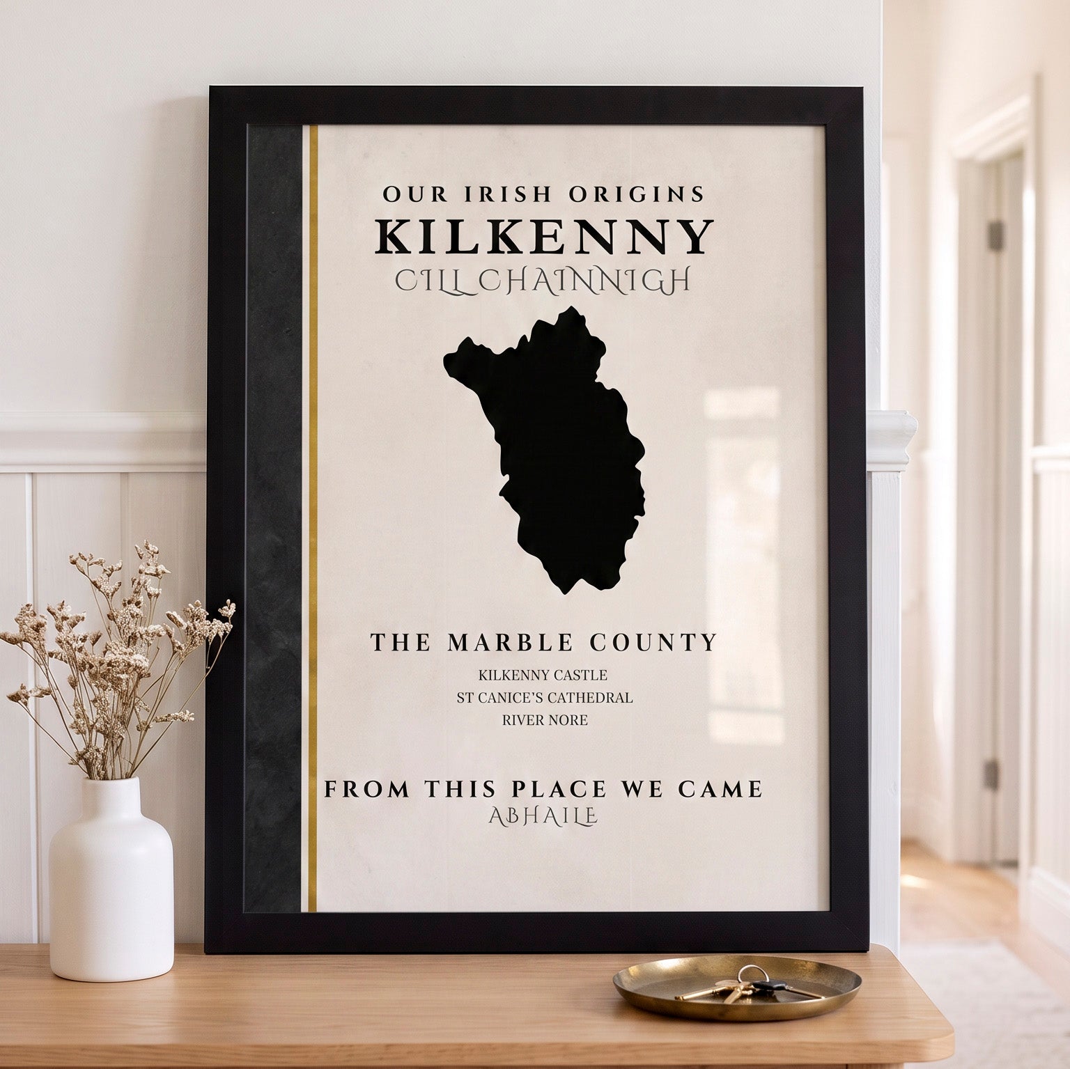 Kilkenny County Colors Print (The Marble County)
