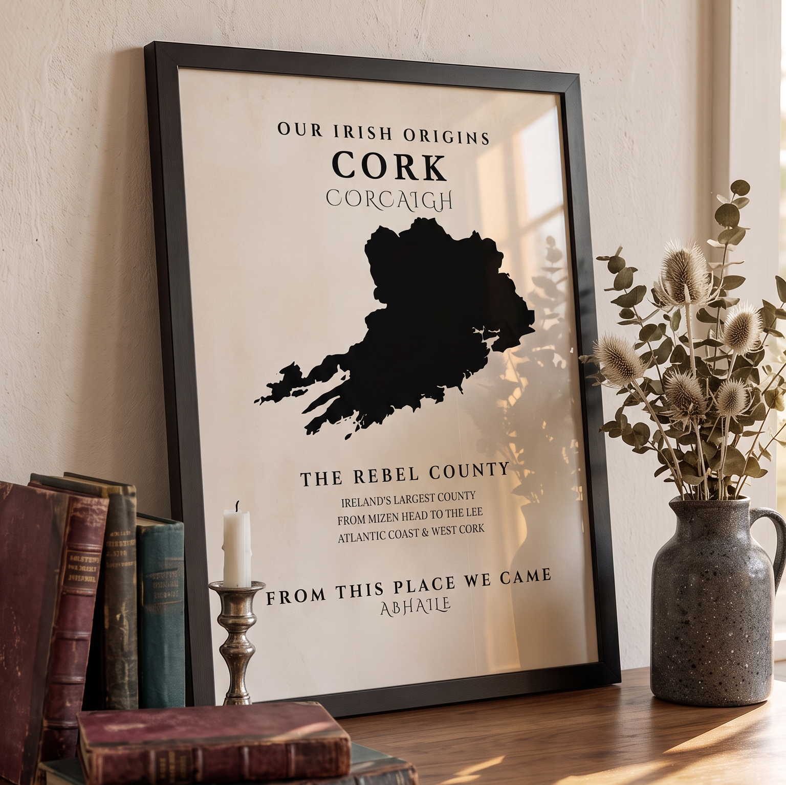 Cork Original Print – The Rebel County | Framed or Unframed Irish Wall Art