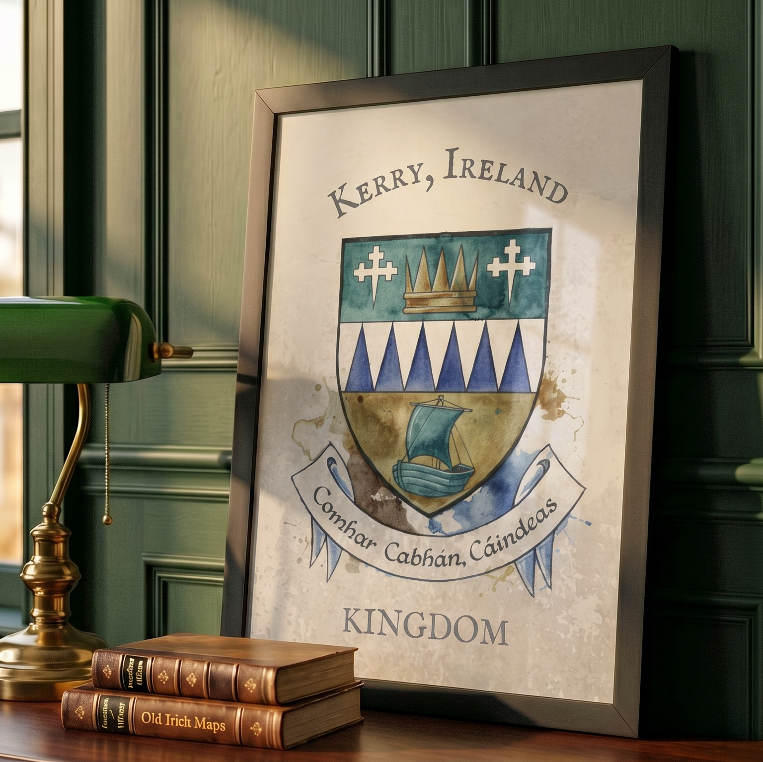 Kerry Ireland Crest Print