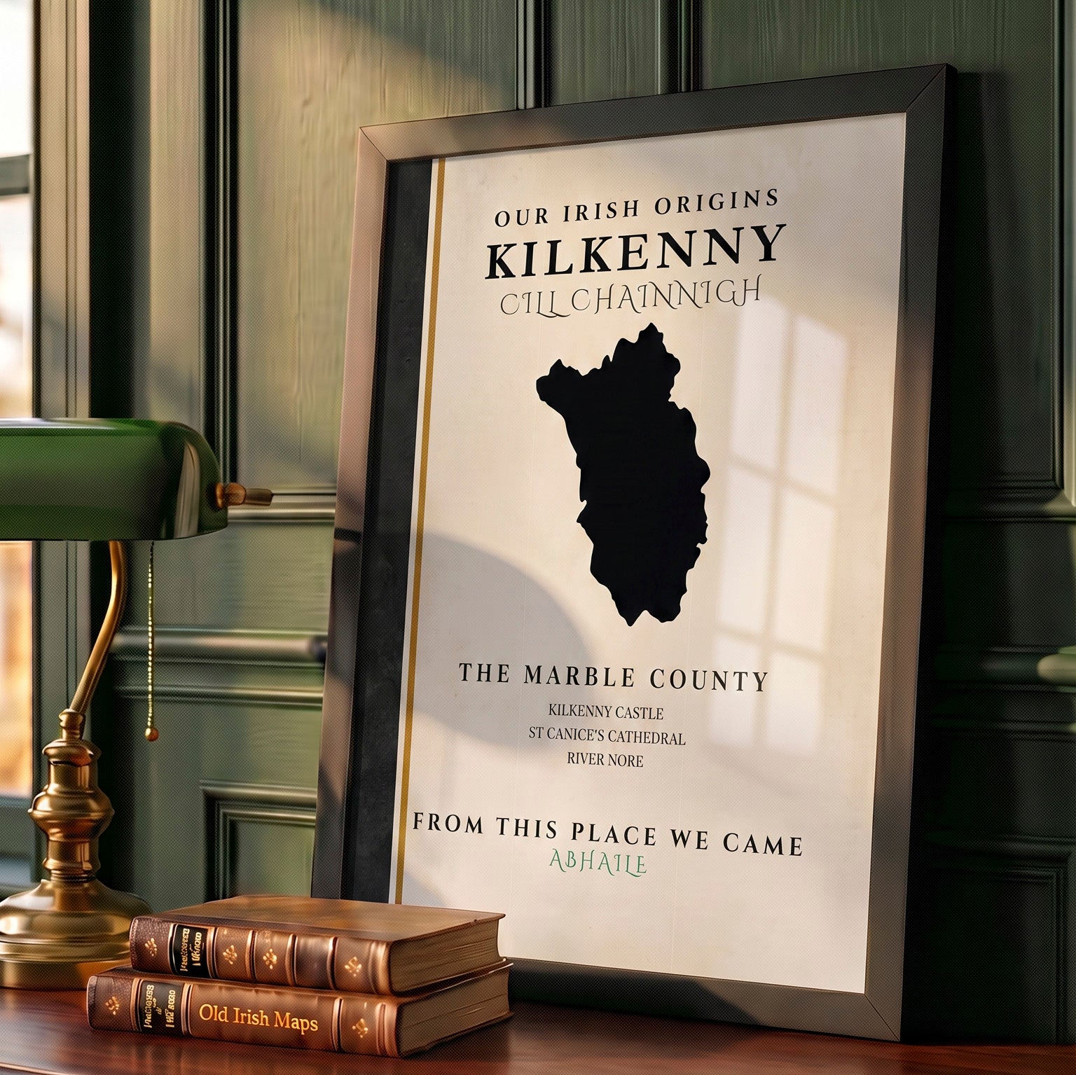 Kilkenny County Colors Print (The Marble County)
