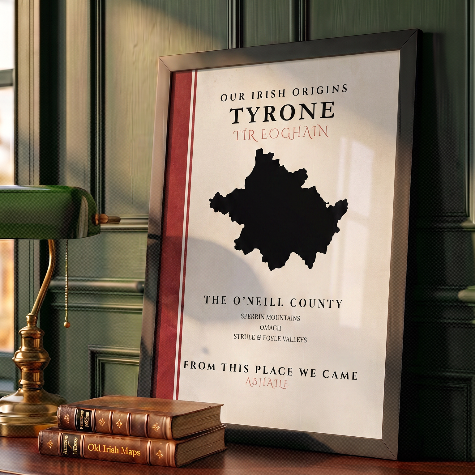 Tyrone County Colors Print (The O'Neill County)