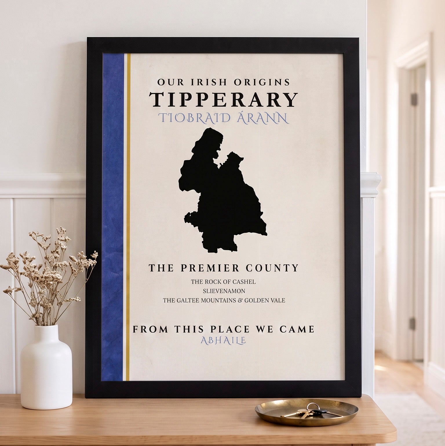 Tipperary County Colors Print (The Premier County)