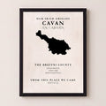 Cavan Original Print – The Breffni County | Framed or Unframed Irish Wall Art