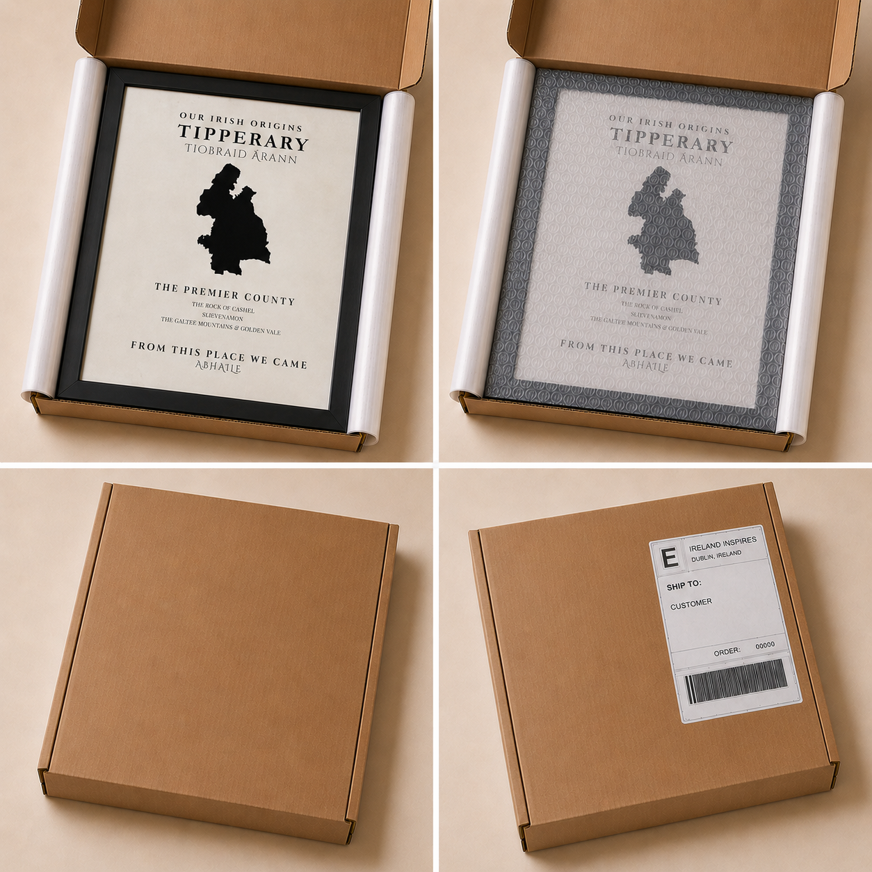 Tipperary Original Print – The Premier County | Framed or Unframed Irish Wall Art