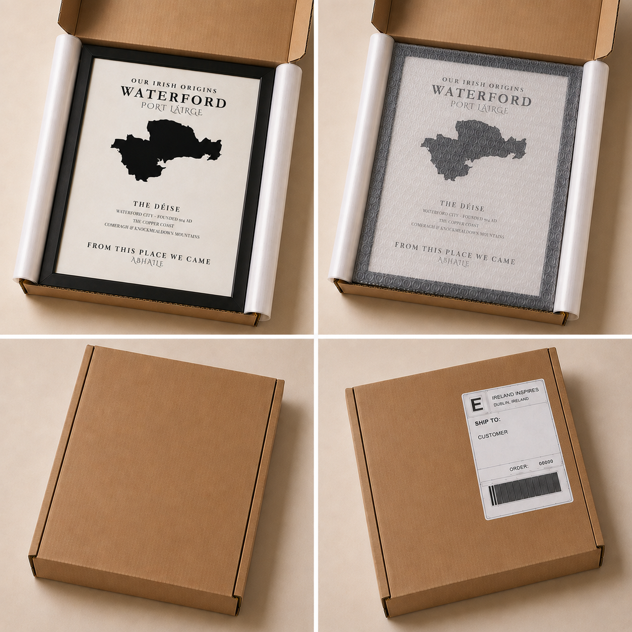 Waterford Original Print – The Déise | Framed or Unframed Irish Wall Art