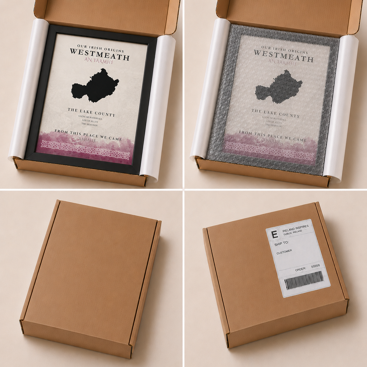 Westmeath County Colors Print (The Lake County)