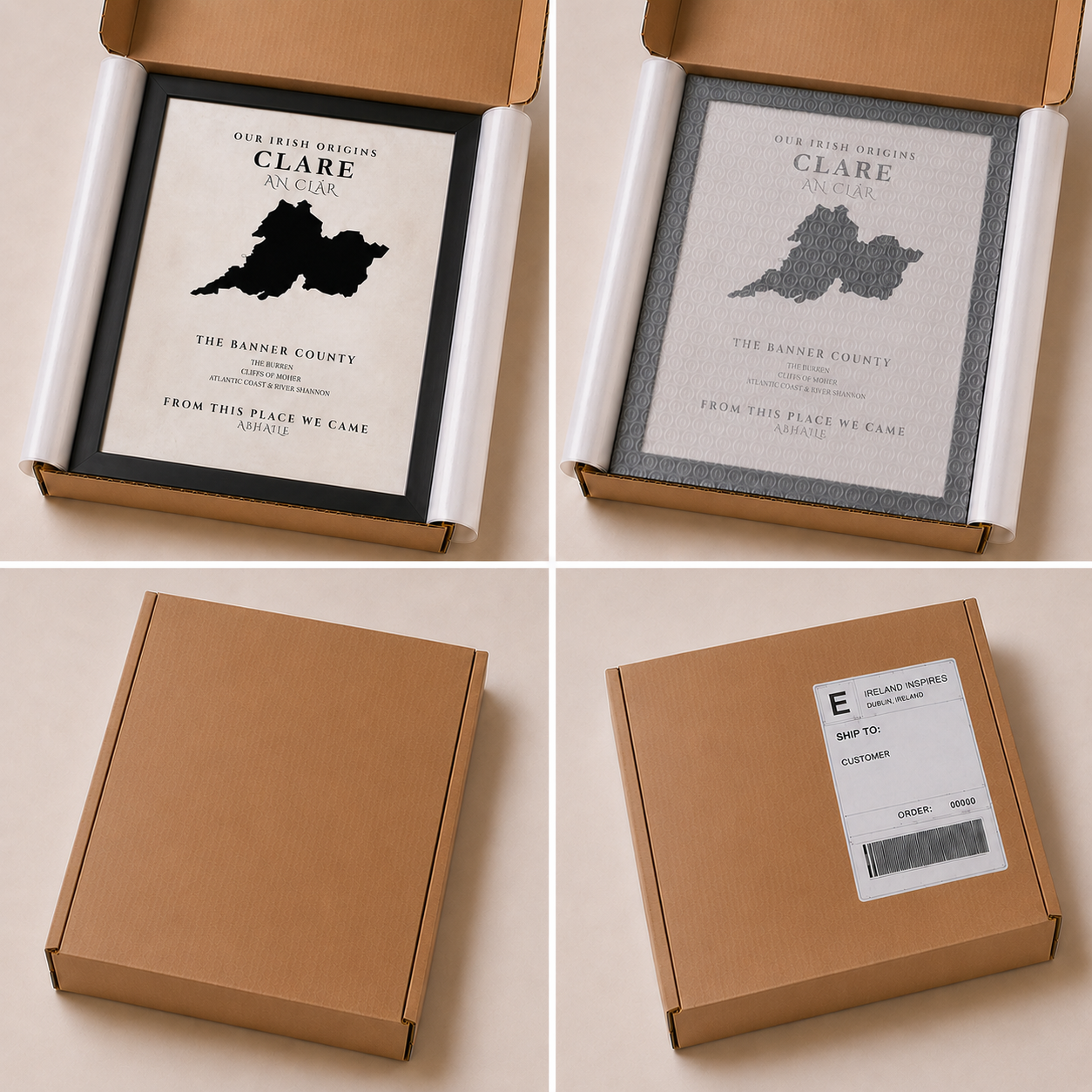 Clare Original Print – The Banner County | Framed or Unframed Irish Wall Art