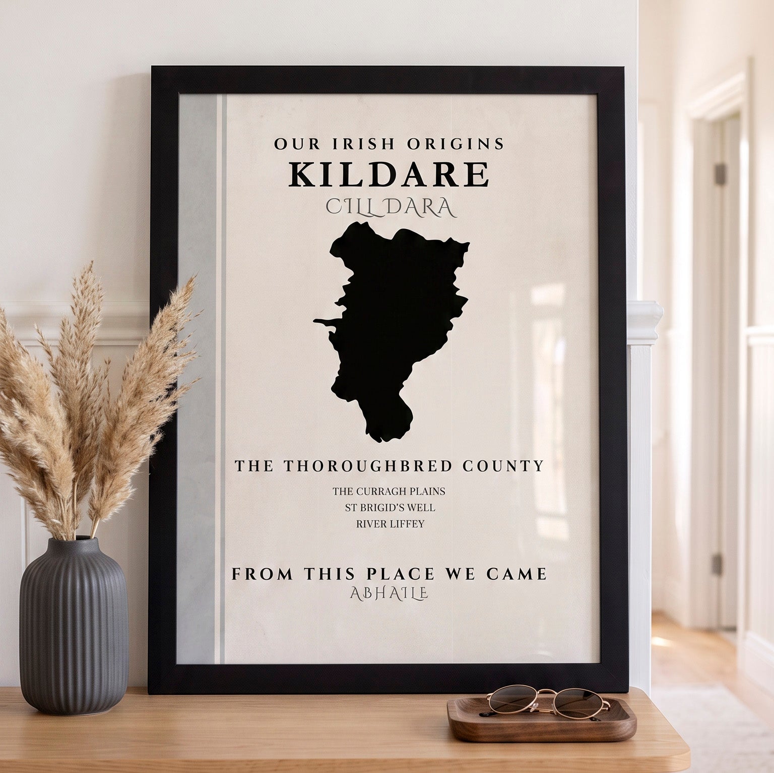 Kildare County Colors Print  (The Thoroughbred County)