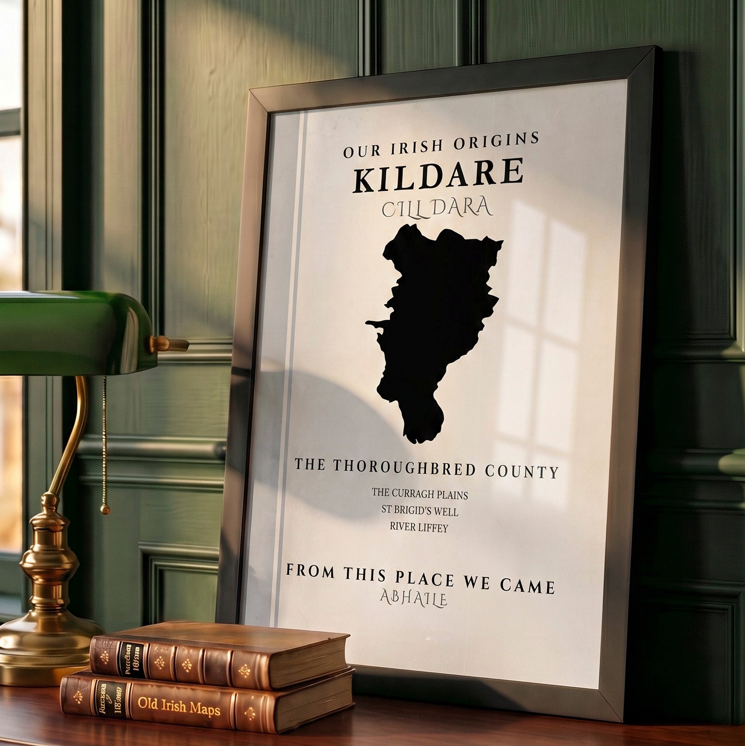 Kildare Celtic Motif Print (The Thoroughbred County)