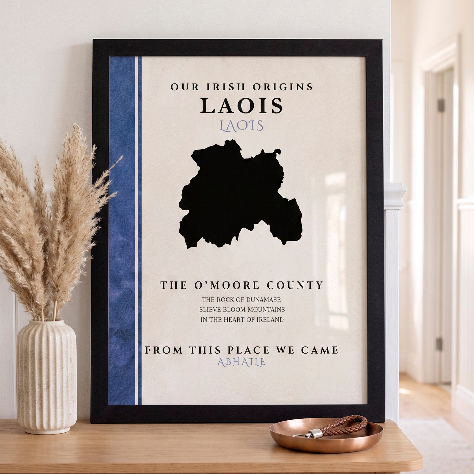 Laois County Colors Print  (The O'Moore County)