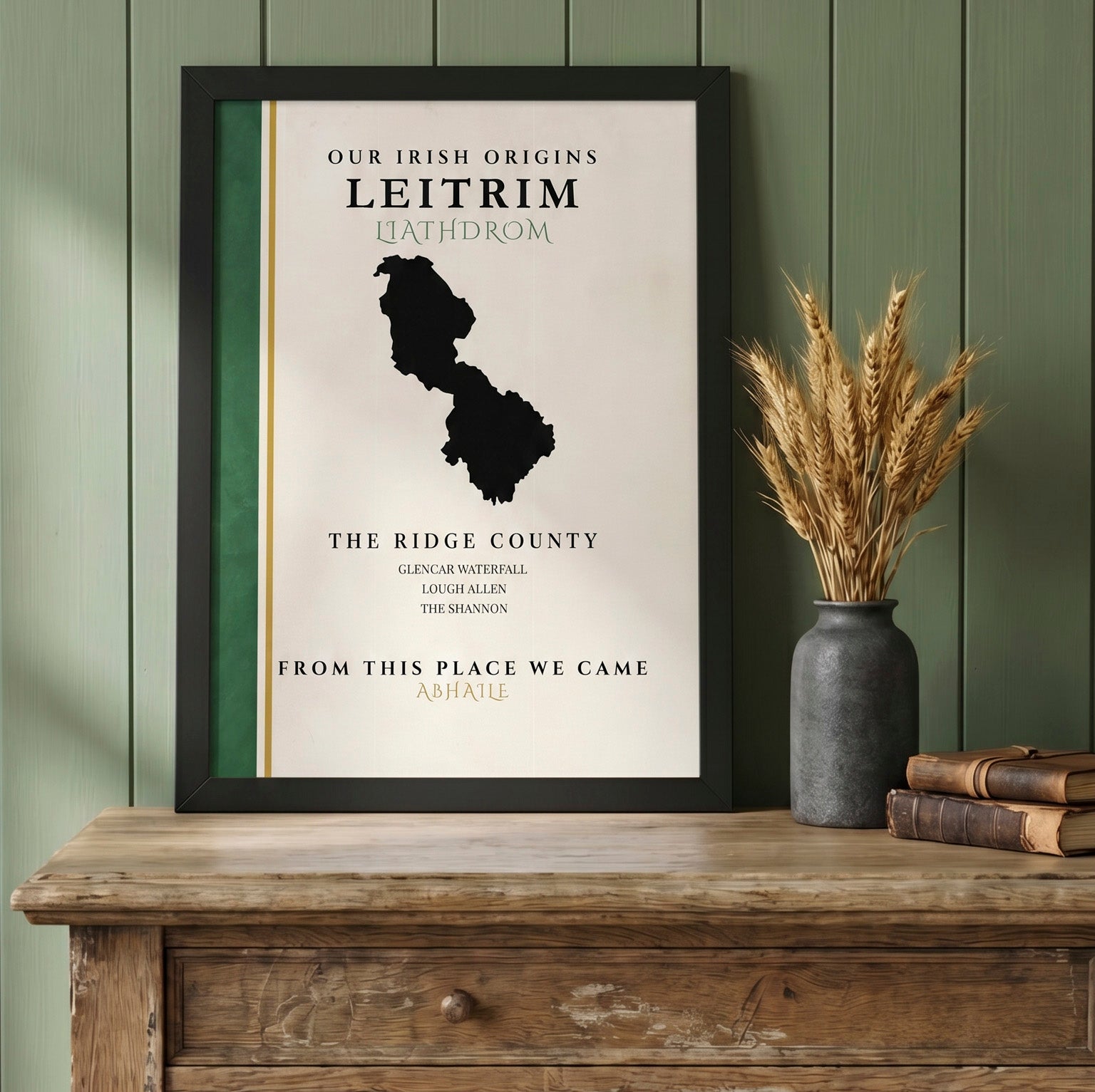 Leitrim County Colors Print (The Ridge County)