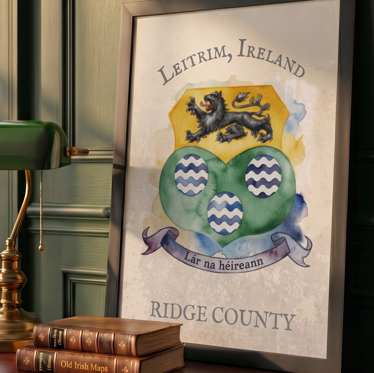 Leitrim Ireland County Crest