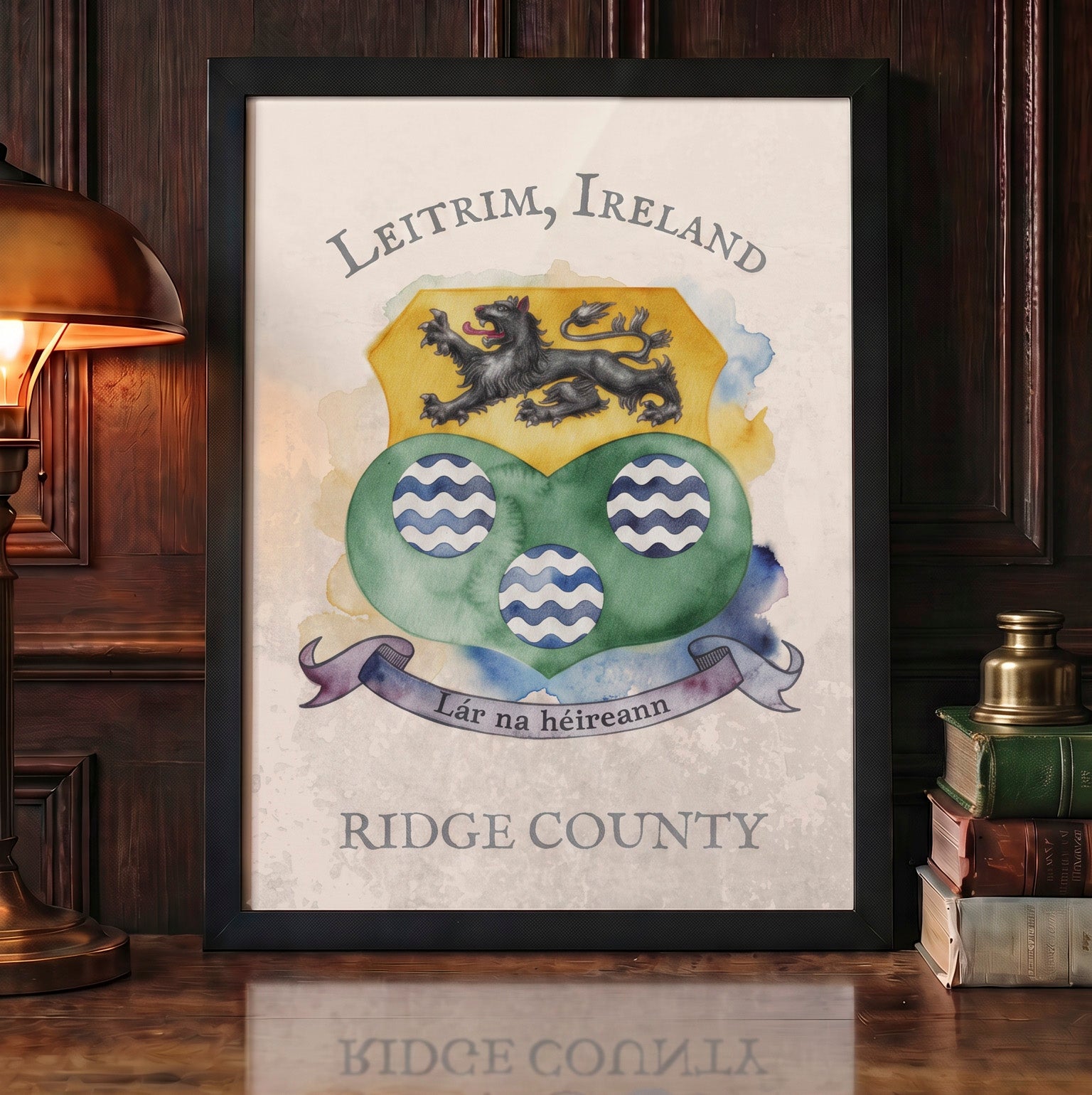 Leitrim Ireland County Crest