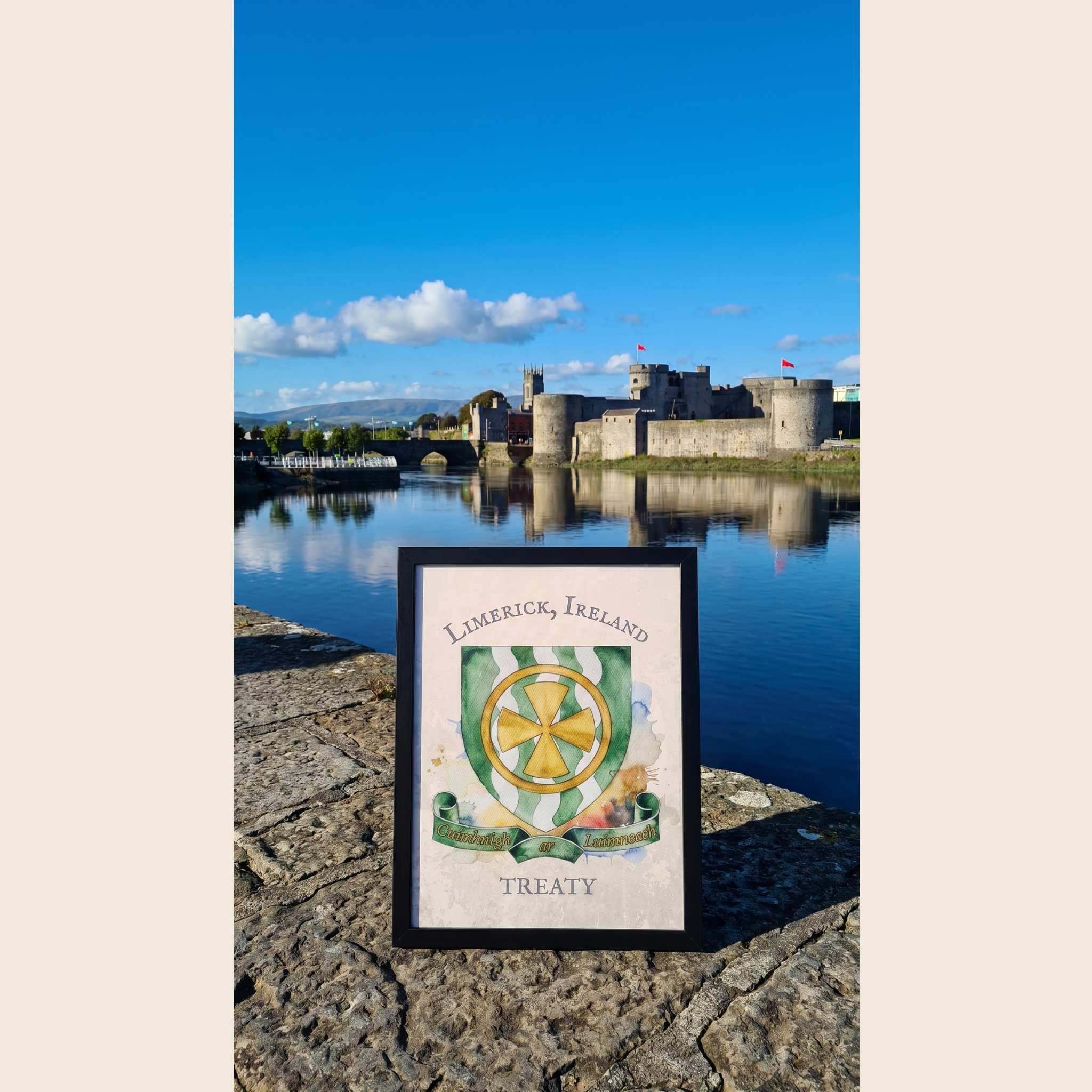 Limerick Ireland Crest Print
