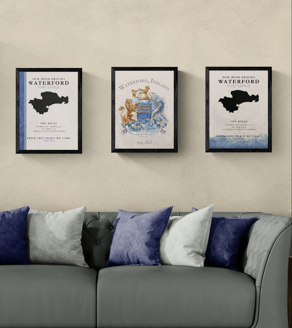 Waterford Celtic Motif Print (The Déise)