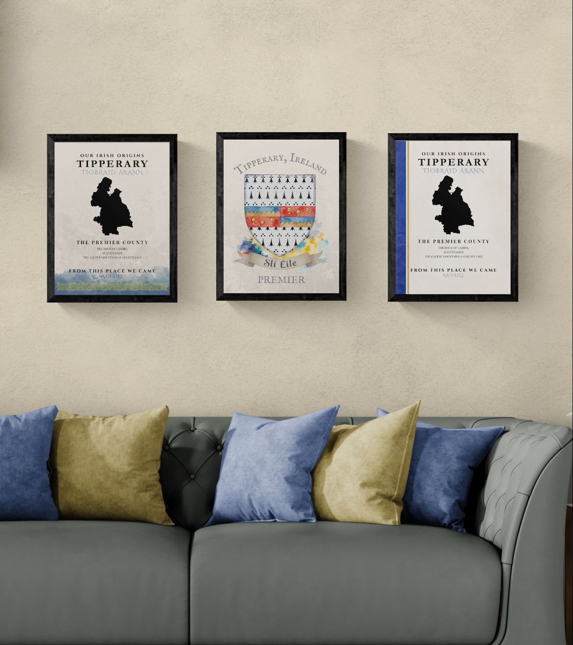 Tipperary Ireland Crest Print
