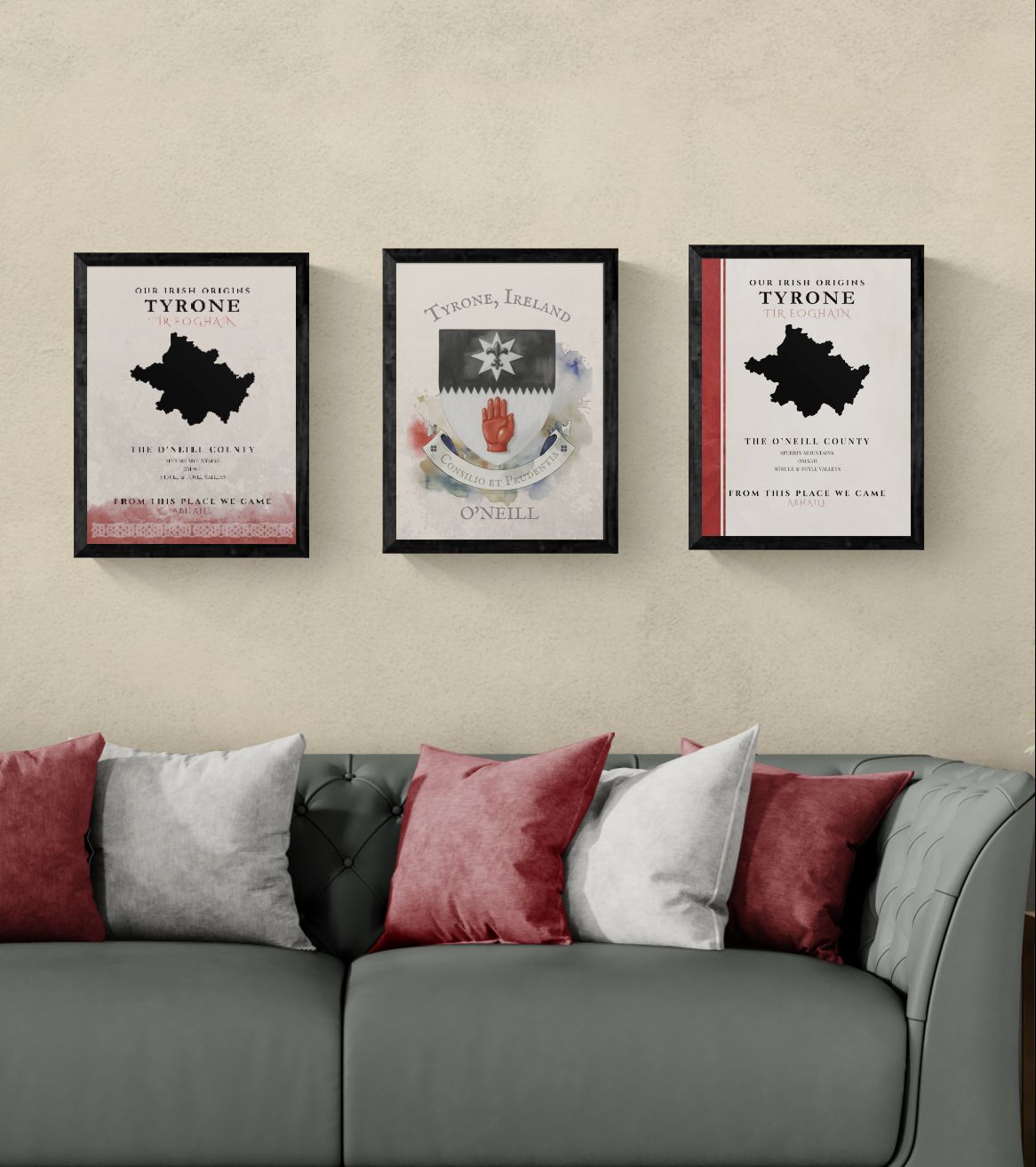 Tyrone County Colors Print (The O'Neill County)