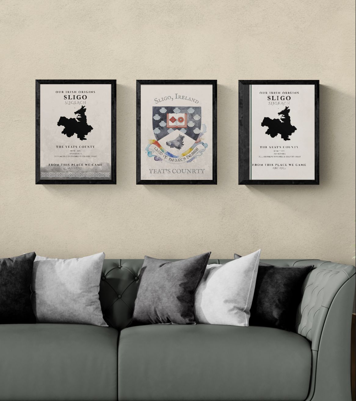 Sligo Origins County Colors Print (Yeat's Country)