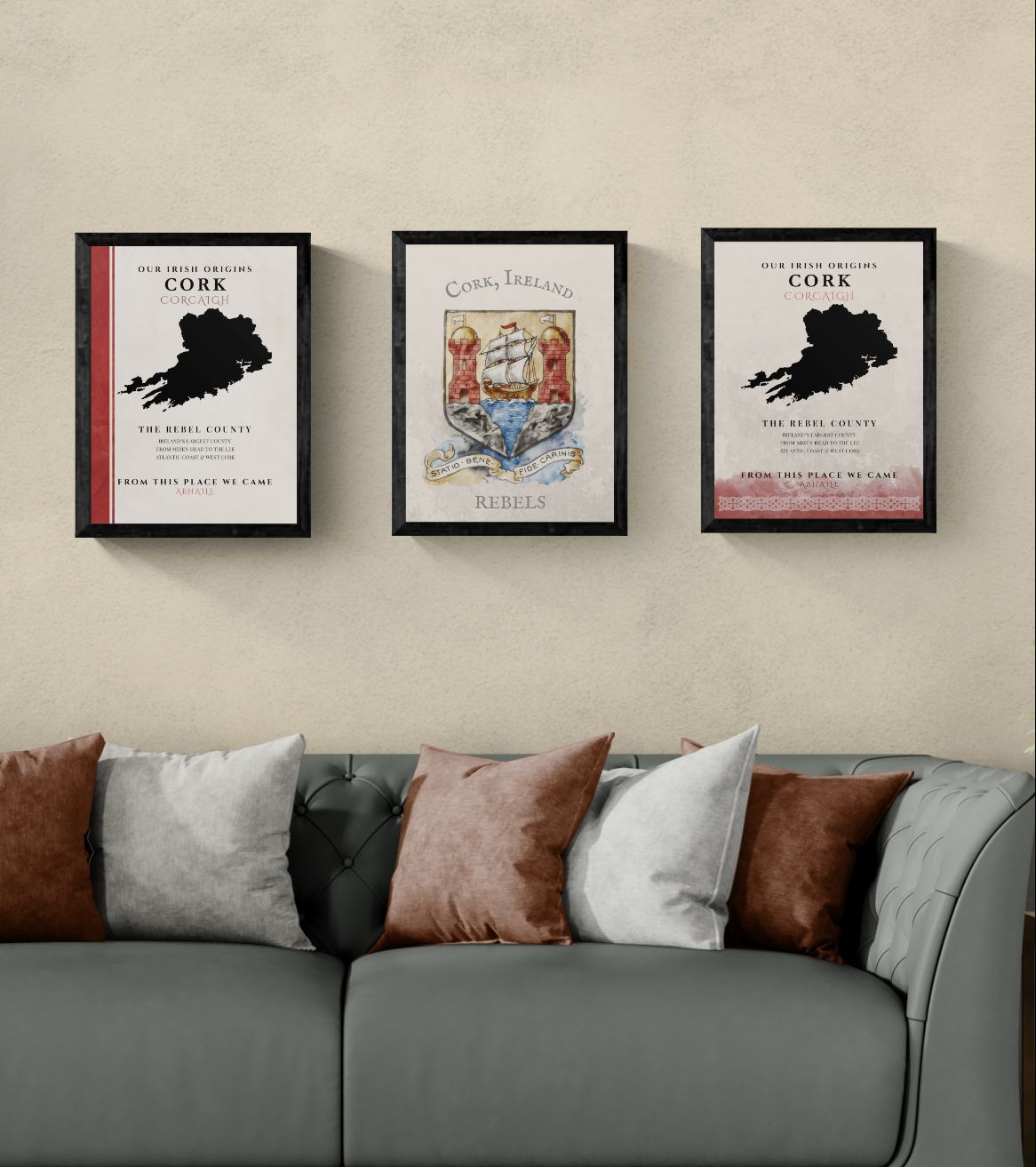 Cork Ireland Crest Print