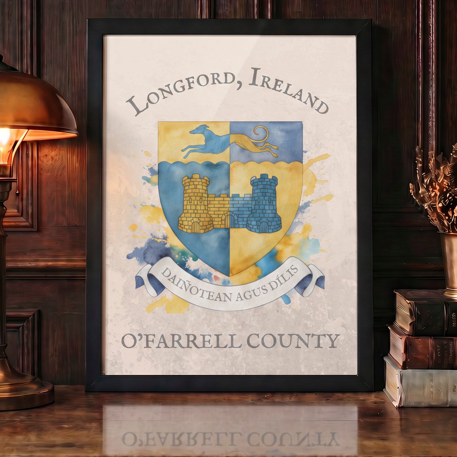 Longford Ireland County Crest