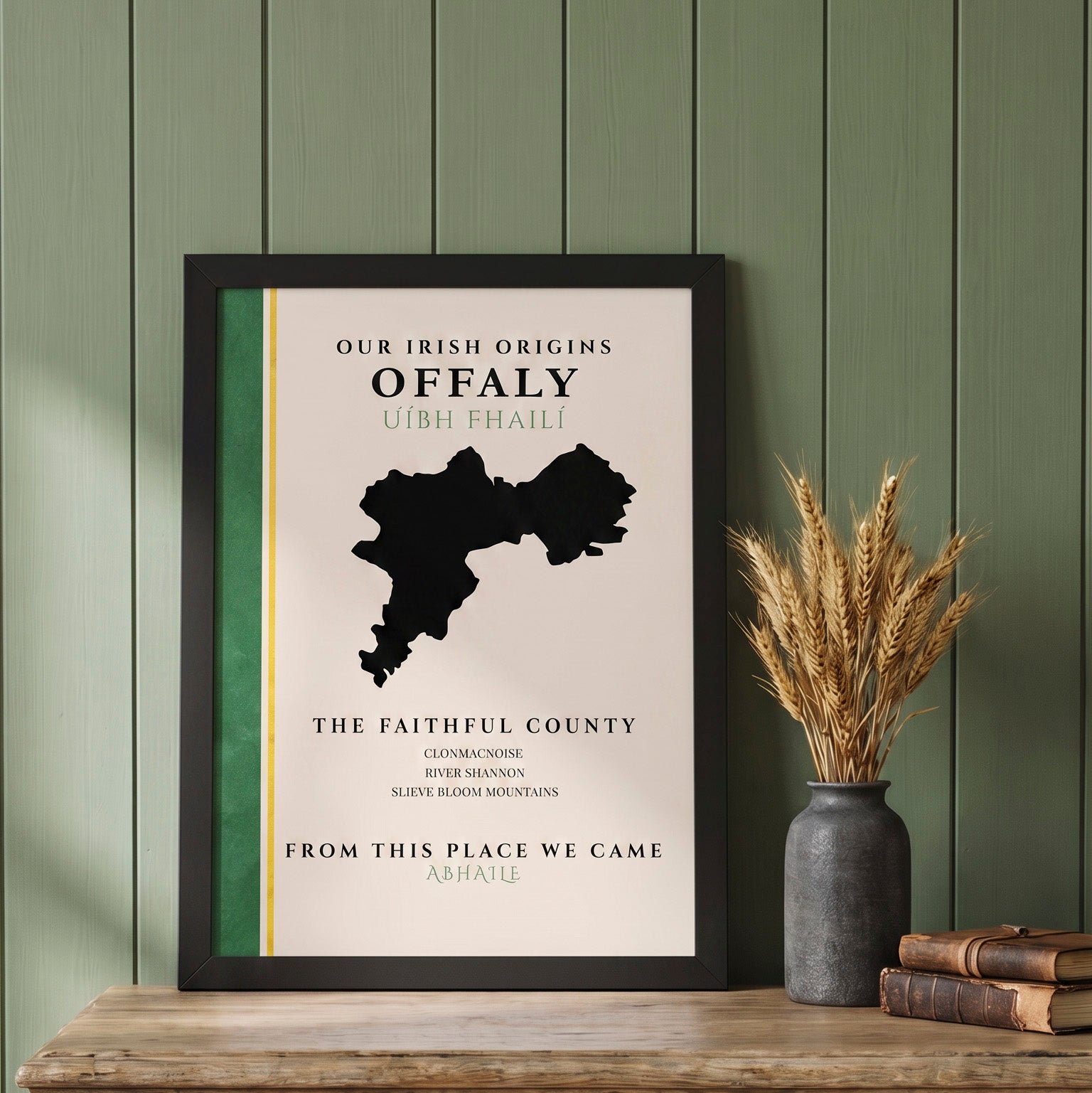 Offaly County Colors Print (The Faithful County)