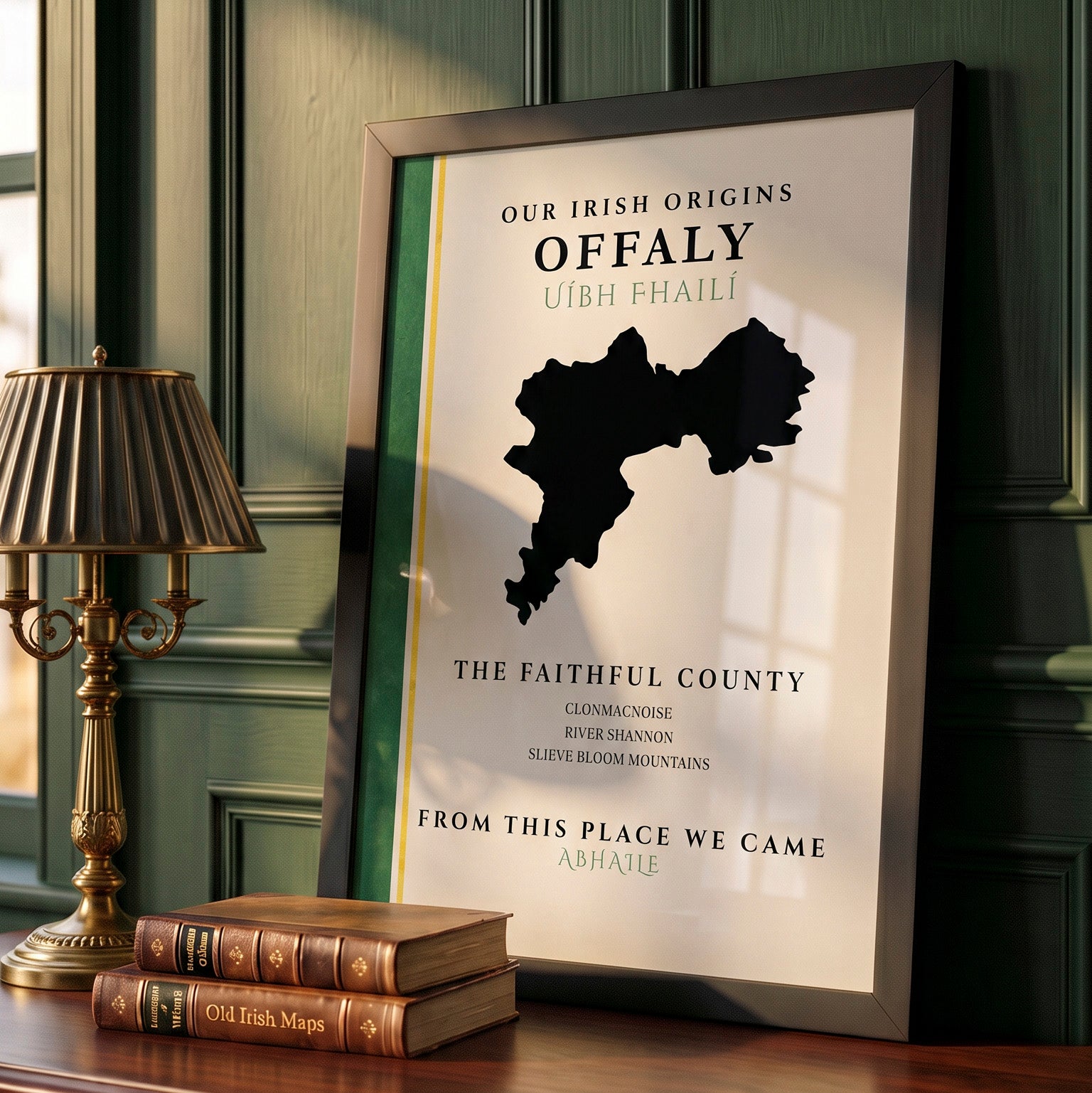 Offaly County Colors Print (The Faithful County)