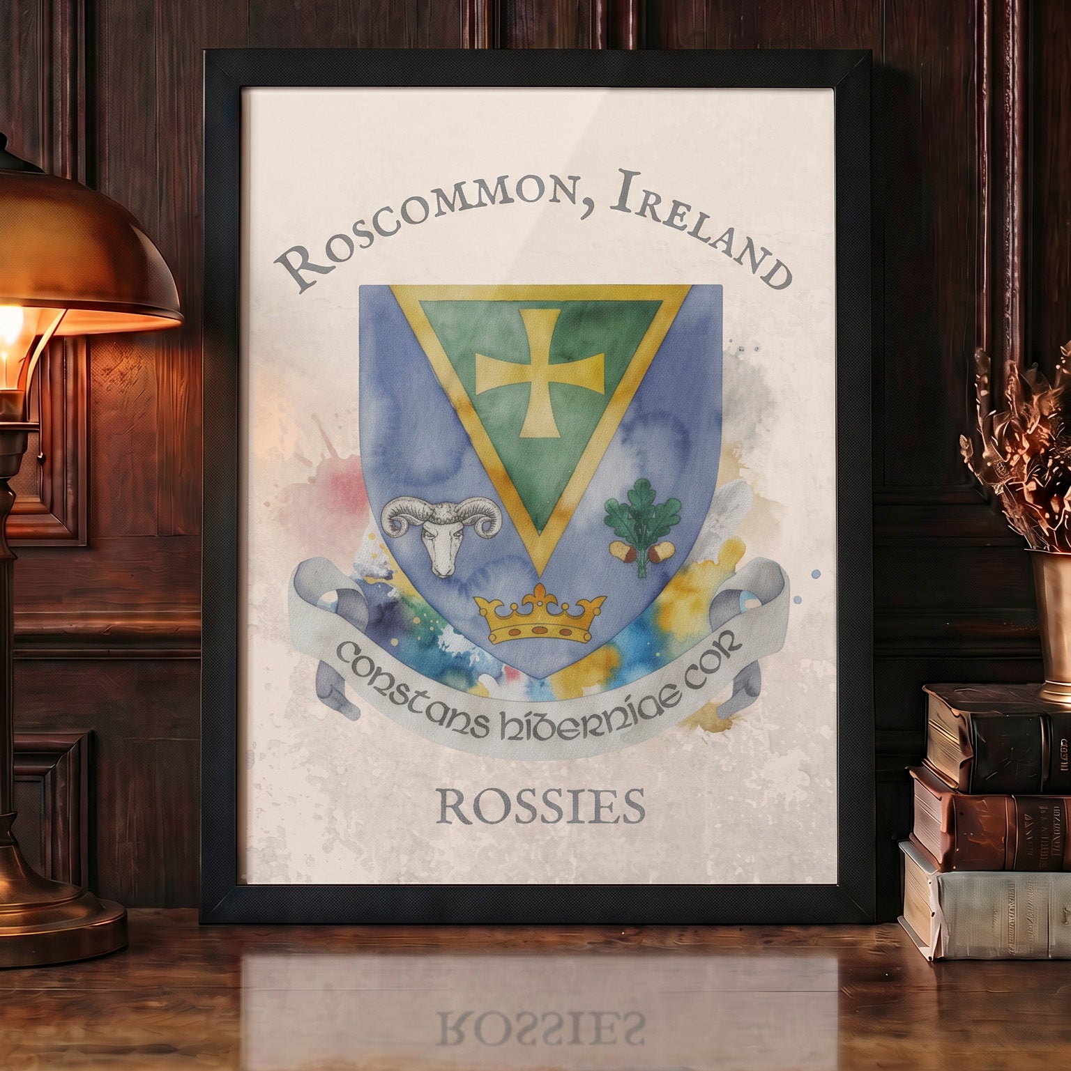 Roscommon Ireland County Crest