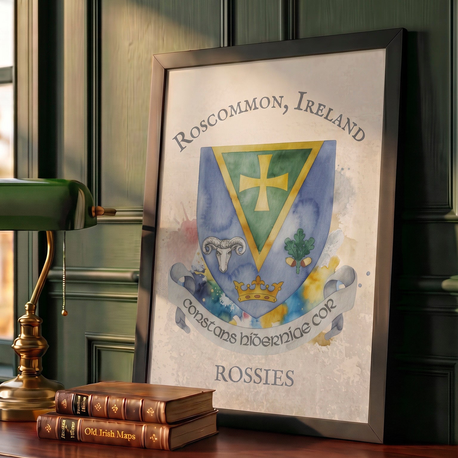 Roscommon Ireland County Crest