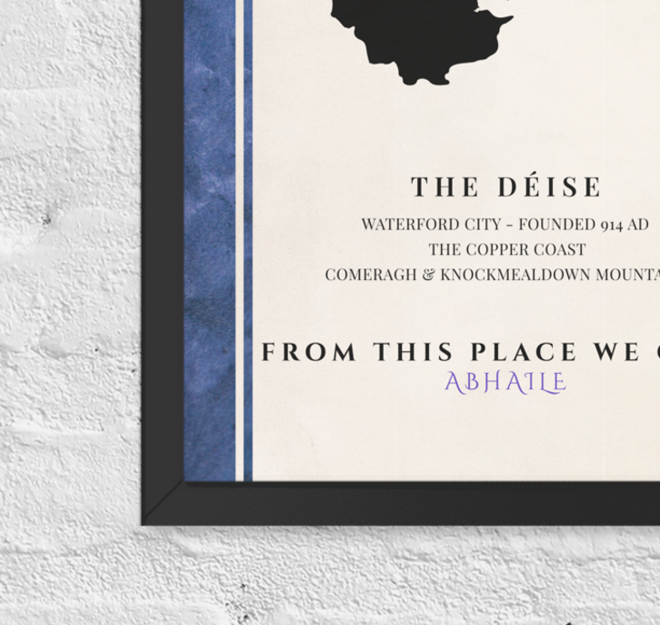 Waterford Origins Print (The Déise) — County Colors Edition II