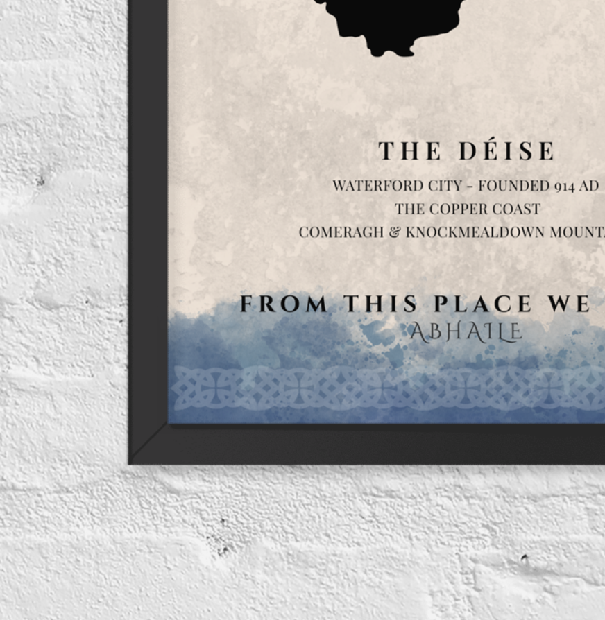 Waterford Origins Print (The Déise)— County Colors Edition I