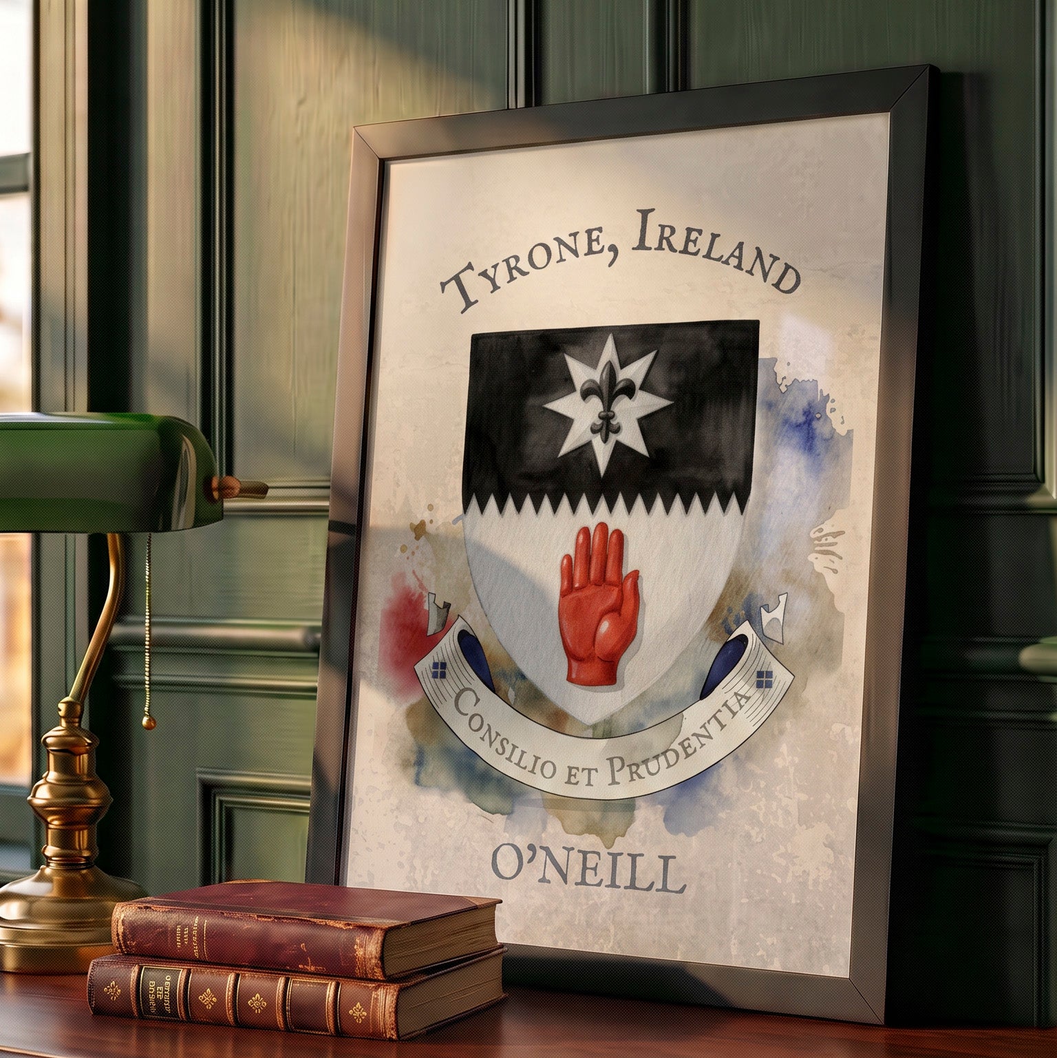 Tyrone Ireland County Crest Print