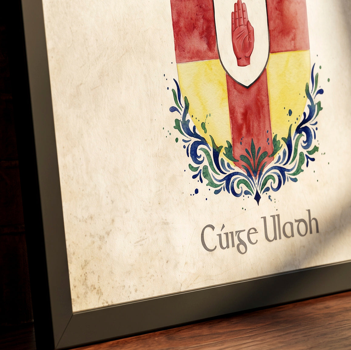 Provence of Ulster Crest - Framed Print