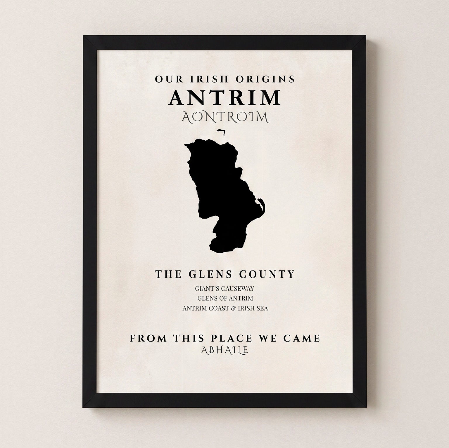 Antrim Original Print – The Glens County | Framed or Unframed Irish Wall Art