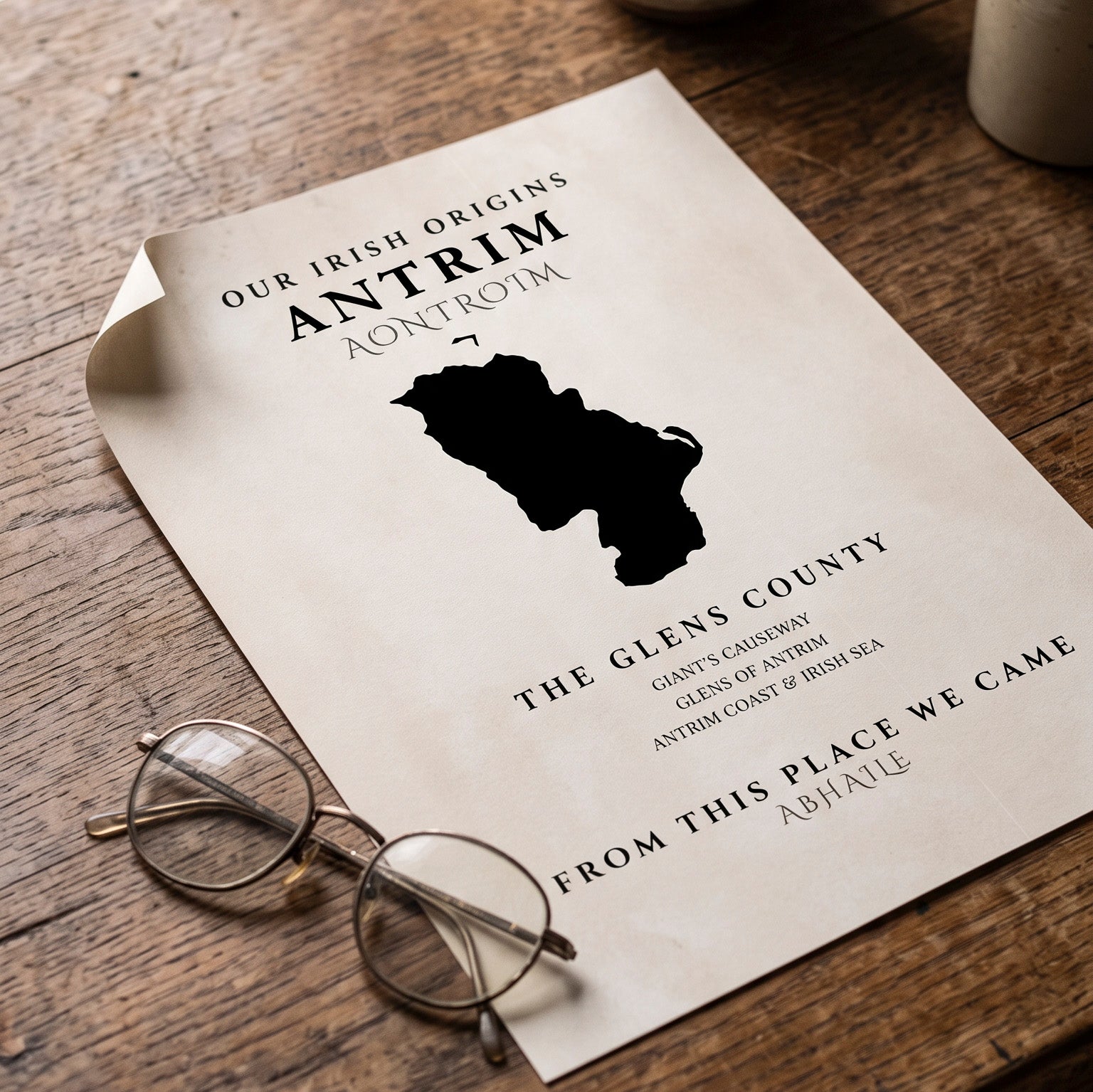 Antrim Original Print – The Glens County | Framed or Unframed Irish Wall Art