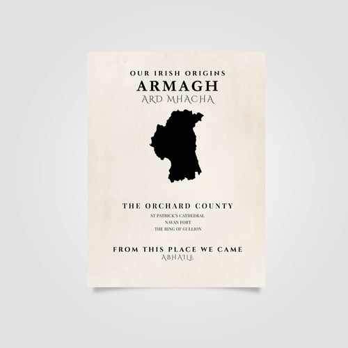 Armagh Origins Print (The Orchard County) –  Original