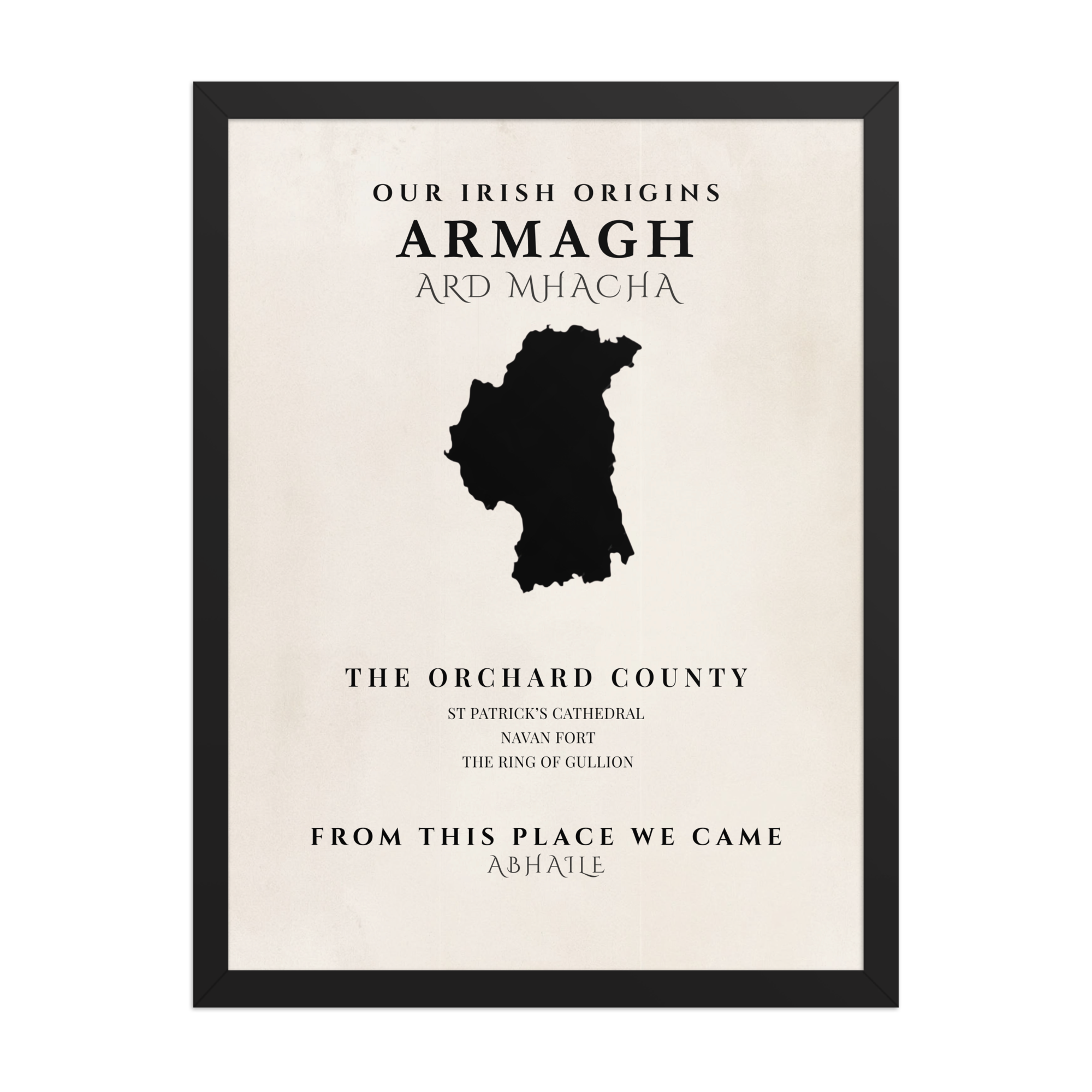 Armagh Origins Print (The Orchard County) –  Original