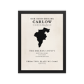 Carlow Ireland Print (The Dolman County) – Irish County Wall Art Poster