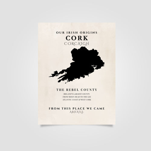 Cork Origins Print (The Rebel County) – Original