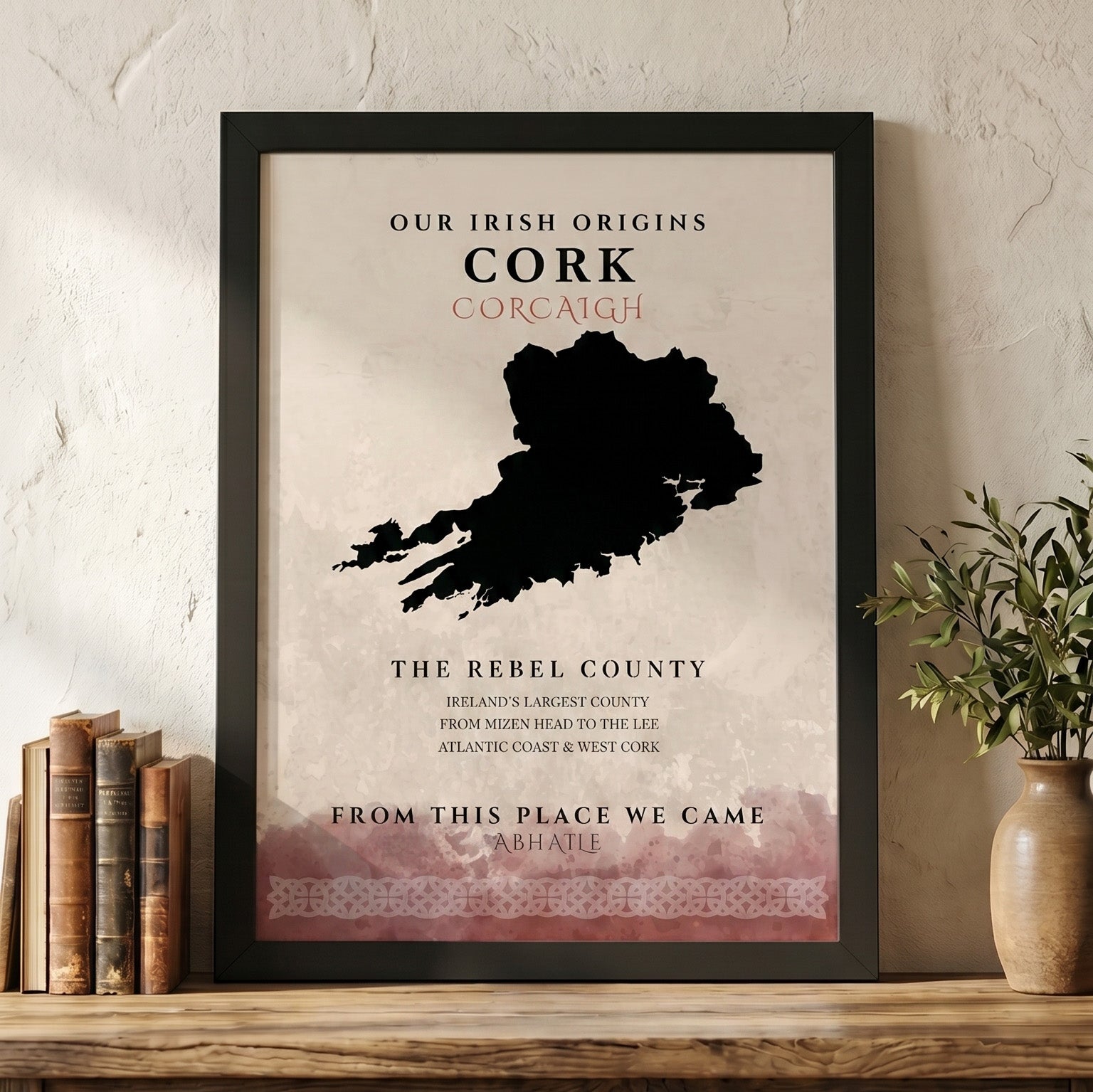Cork Origins Celtic Motif Print (The Rebels)