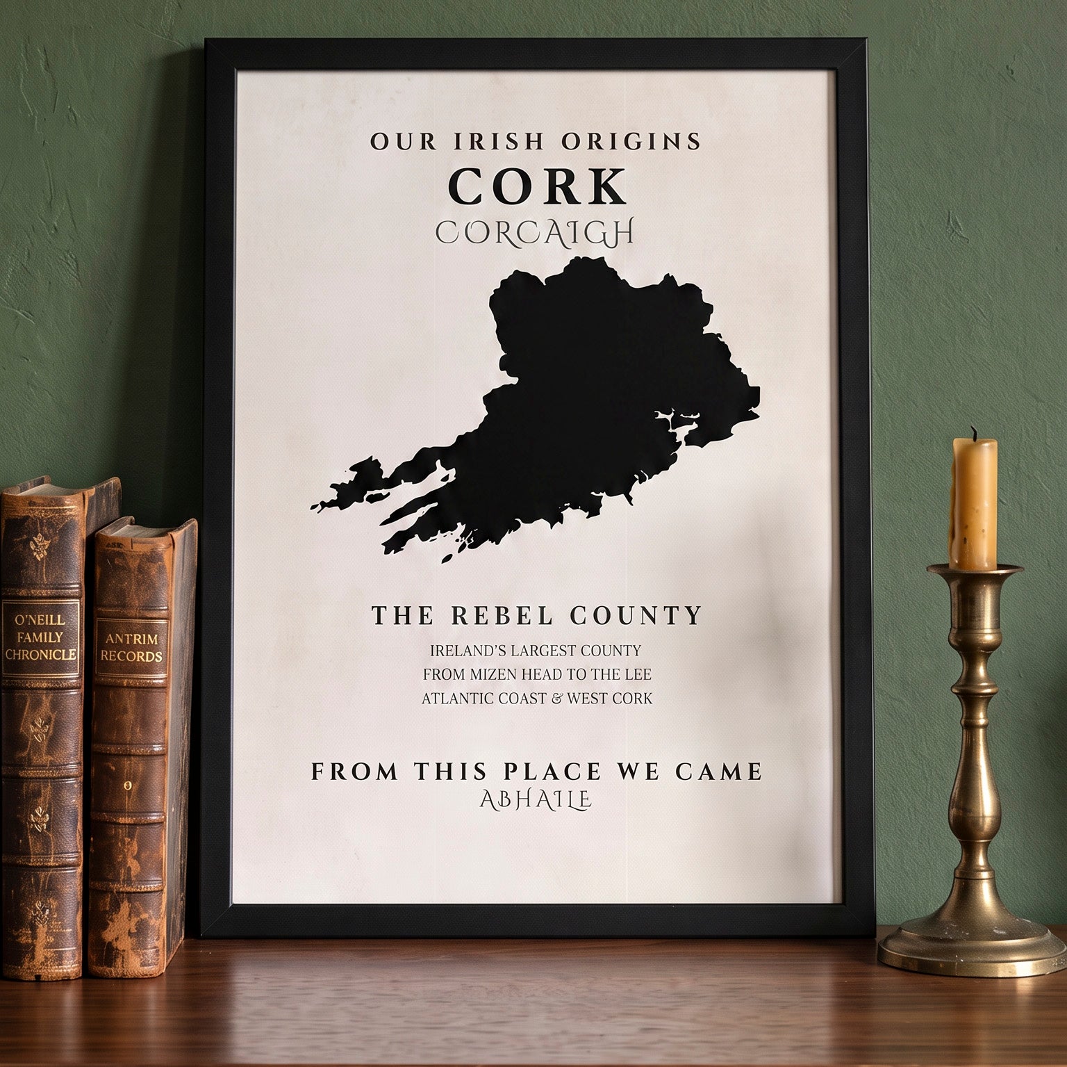 Cork Original Print – The Rebel County | Framed or Unframed Irish Wall Art