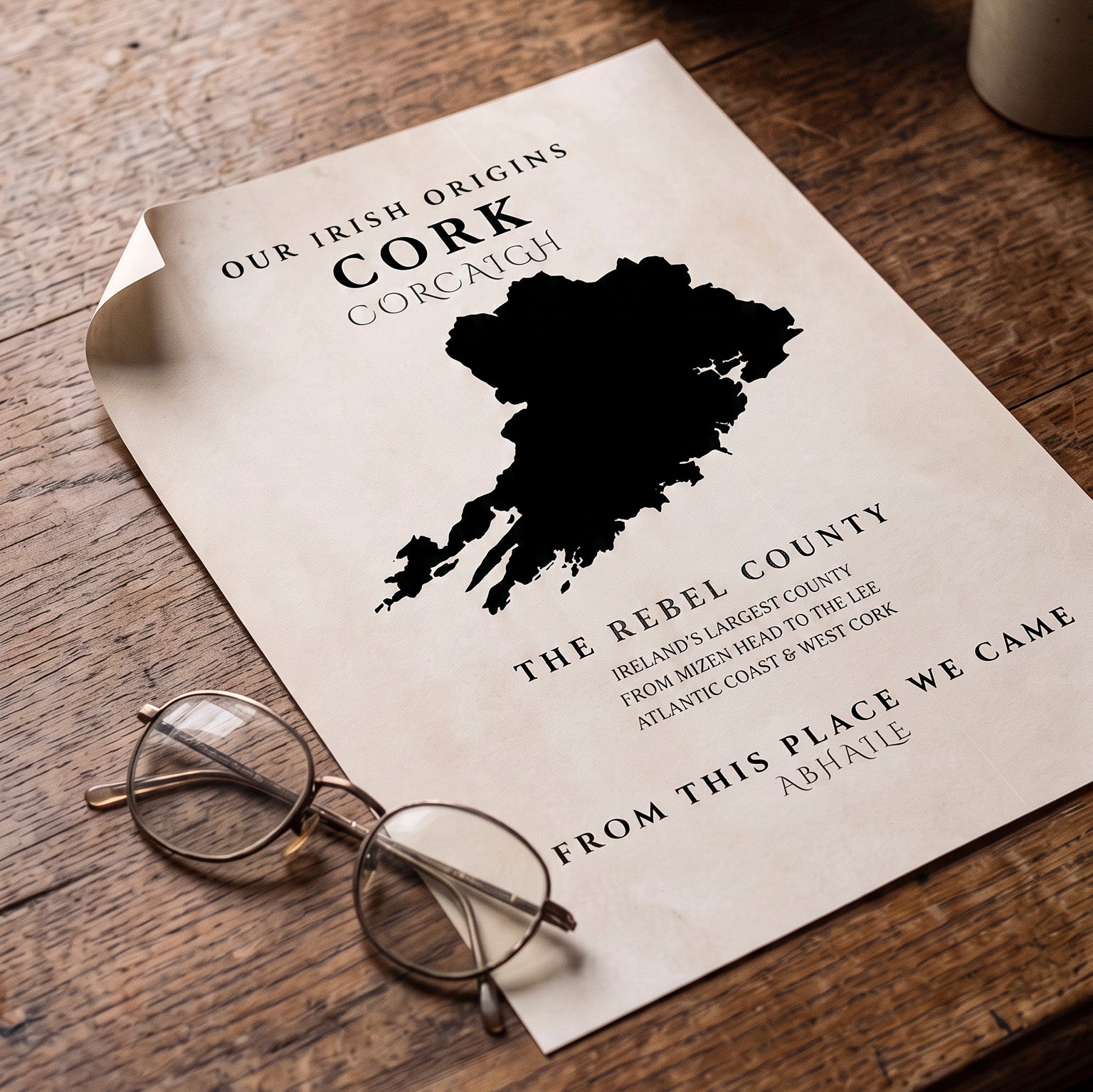 Cork Original Print – The Rebel County | Framed or Unframed Irish Wall Art